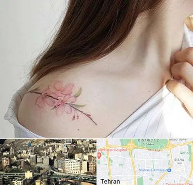 تاتو کار خانم در مرزداران 