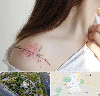 تاتو کار خانم در کاشمر