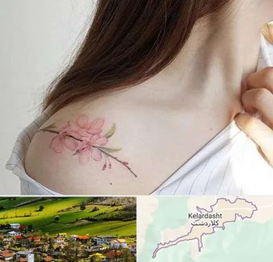 تاتو کار خانم در کلاردشت