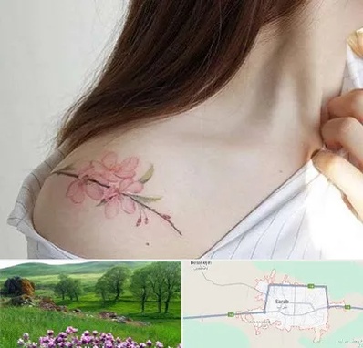 تاتو کار خانم در سراب