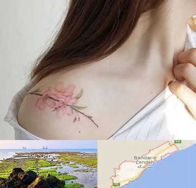 تاتو کار خانم در بندرلنگه