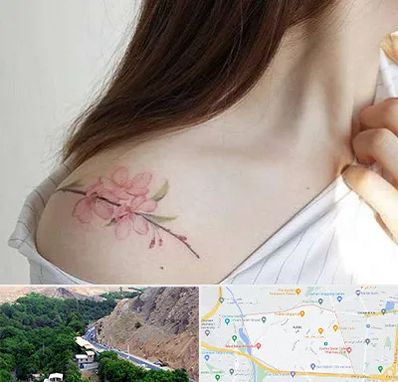 تاتو کار خانم در کن