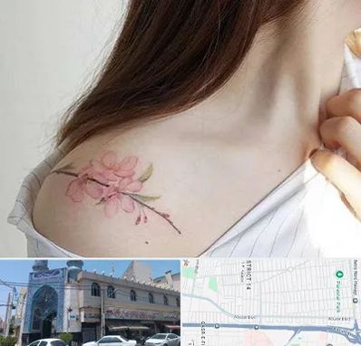 تاتو کار خانم در بلوار ابوذر