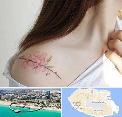 تاتو کار خانم در کیش