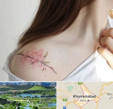تاتو کار خانم در خرم آباد