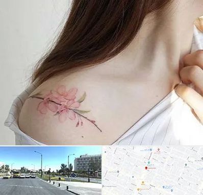 تاتو کار خانم در بلوار کلاهدوز مشهد