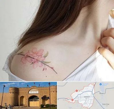 تاتو کار خانم در ایرانشهر