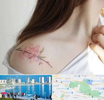 تاتو کار خانم در چیتگر 