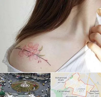 تاتو کار خانم در فردیس کرج 