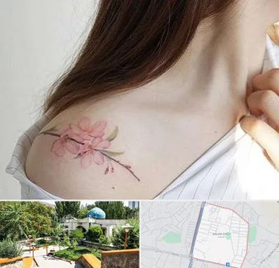 تاتو کار خانم در باغمیشه تبریز