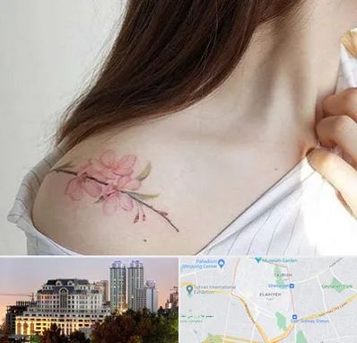 تاتو کار خانم در فرشته 