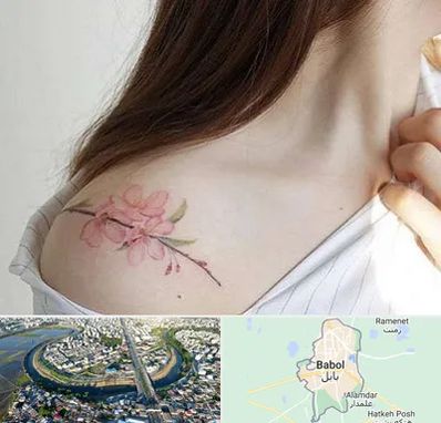 تاتو کار خانم در بابل