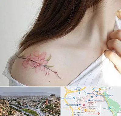 تاتو کار خانم در معالی آباد شیراز