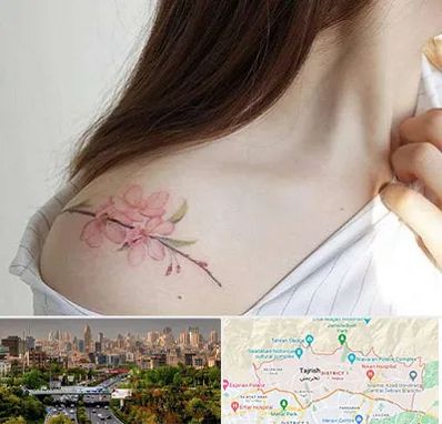 تاتو کار خانم در منطقه 1 تهران