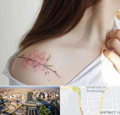 تاتو کار خانم در استاد معین 