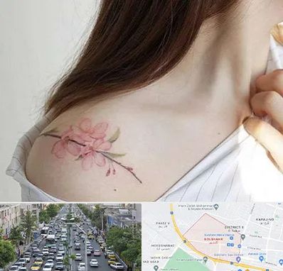 تاتو کار خانم در گلشهر کرج