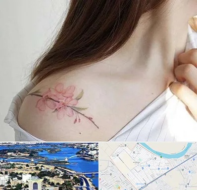 تاتو کار خانم در کوروش اهواز