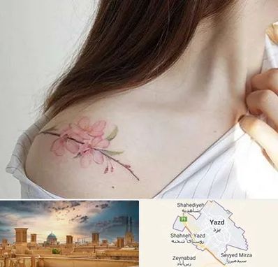 تاتو کار خانم در یزد