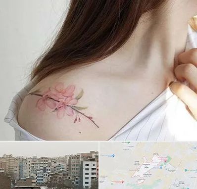 تاتو کار خانم در محمد شهر کرج