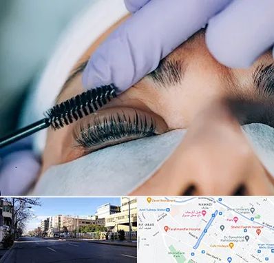 لیفت مژه در خیابان ملاصدرا شیراز