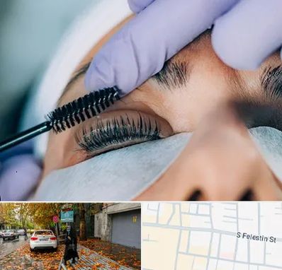 لیفت مژه در خیابان فلسطین