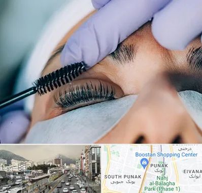 لیفت مژه در پونک 