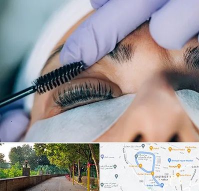 لیفت مژه در فلکه گاز رشت