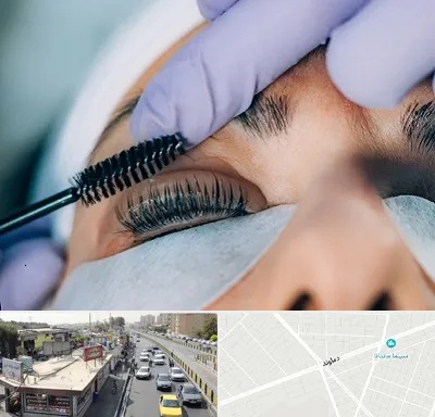لیفت مژه در خیابان دماوند