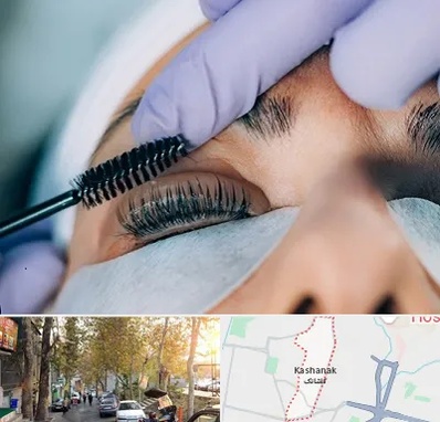 لیفت مژه در کاشانک