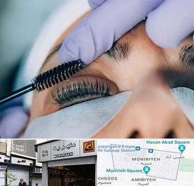 لیفت مژه در منیریه 