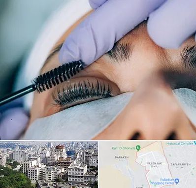 لیفت مژه در ولنجک 