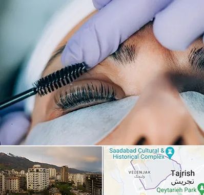 لیفت مژه در زعفرانیه 