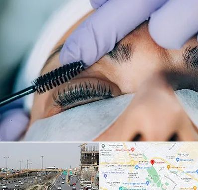 لیفت مژه در بلوار توس مشهد