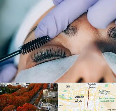 لیفت مژه در ولیعصر 