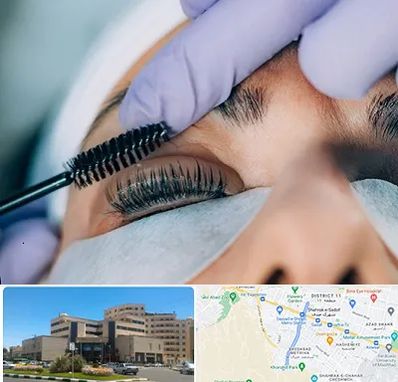 لیفت مژه در صیاد شیرازی مشهد