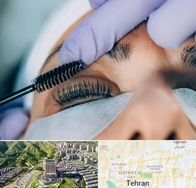 لیفت مژه در شمال تهران 