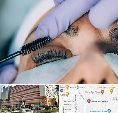 لیفت مژه در سهروردی 