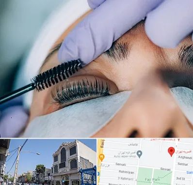 لیفت مژه در افسریه 