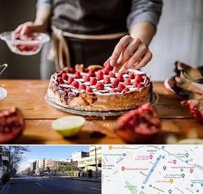 آموزشگاه کیک پزی در خیابان ملاصدرا شیراز