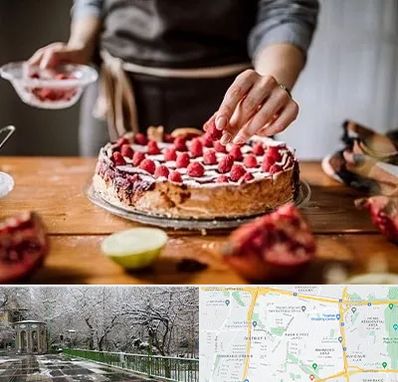 آموزشگاه کیک پزی در باغ فیض