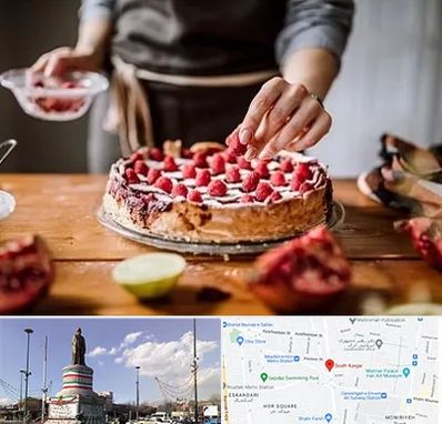 آموزشگاه کیک پزی در کارگر جنوبی