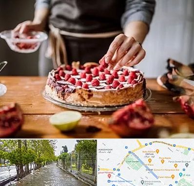 آموزشگاه کیک پزی در خیابان ارم شیراز