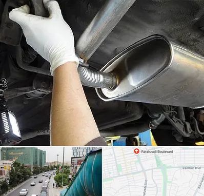 اگزوز سازی در بلوار فرحزادی