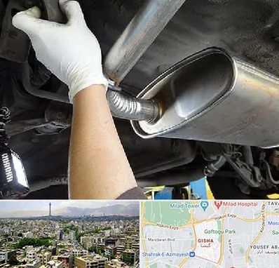 اگزوز سازی در گیشا 