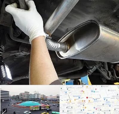 اگزوز سازی در میدان انقلاب