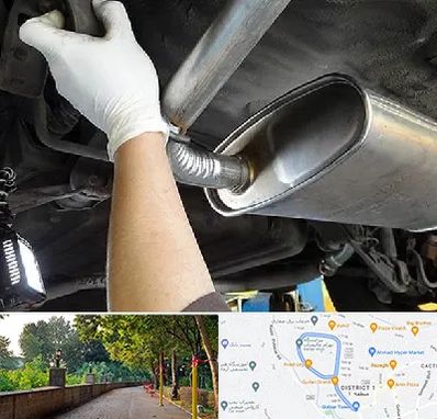 اگزوز سازی در فلکه گاز رشت