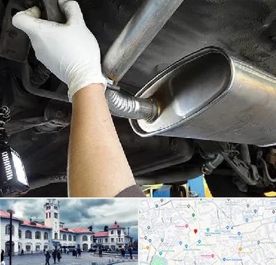 اگزوز سازی در میدان شهرداری رشت