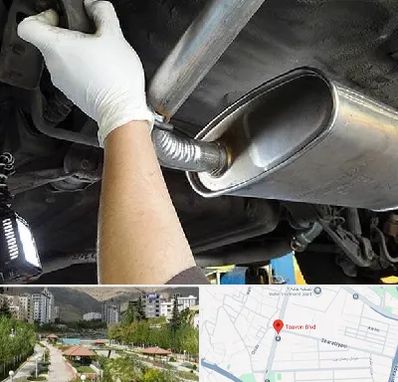 اگزوز سازی در بلوار تعاون