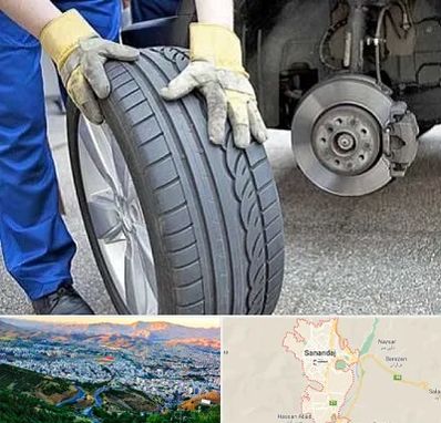 پنچرگیری در سنندج