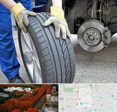 پنچرگیری در منطقه 6 تهران